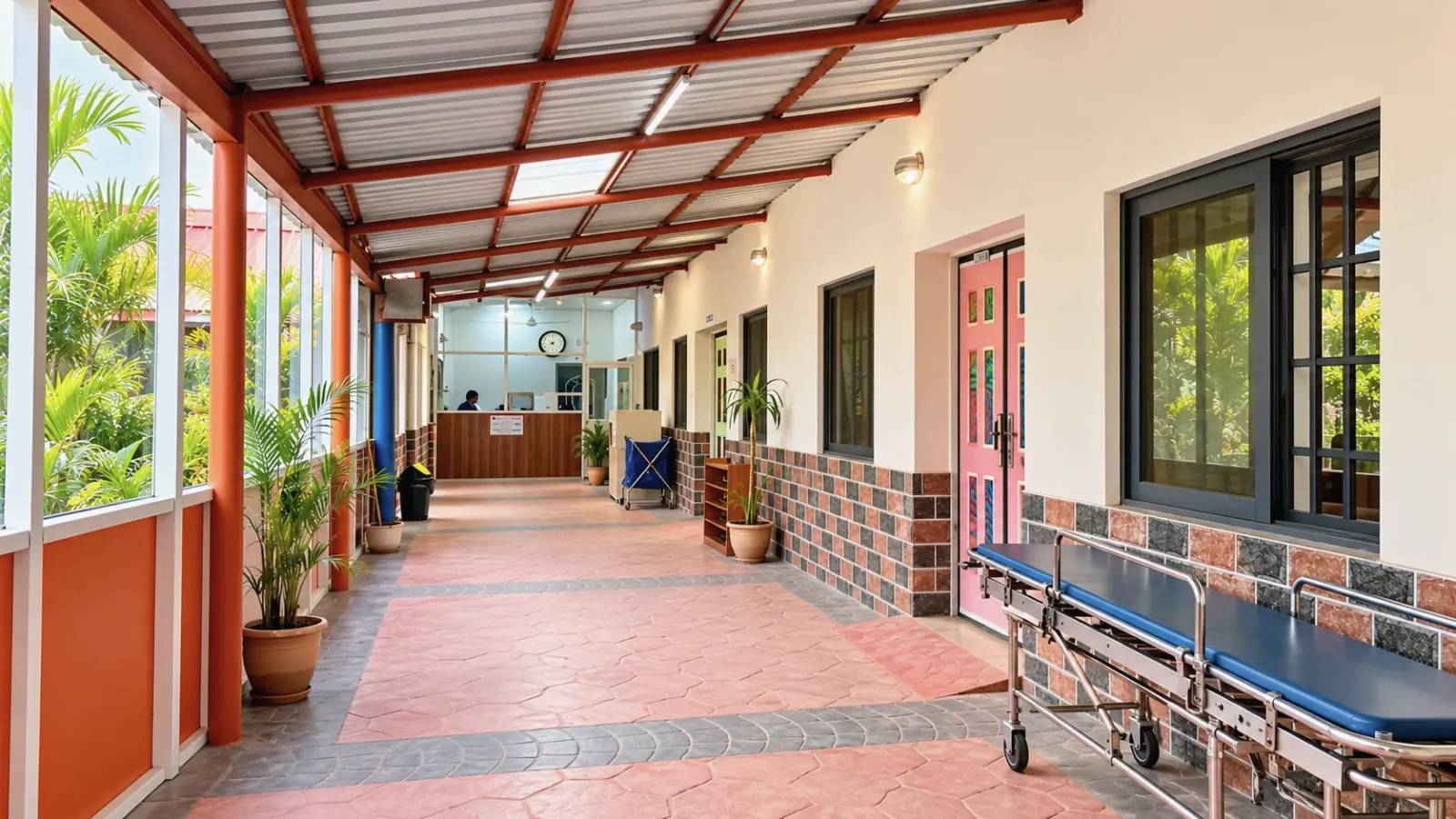 Inpatient walkways, Almadina Hospital (photo 7 of 7)