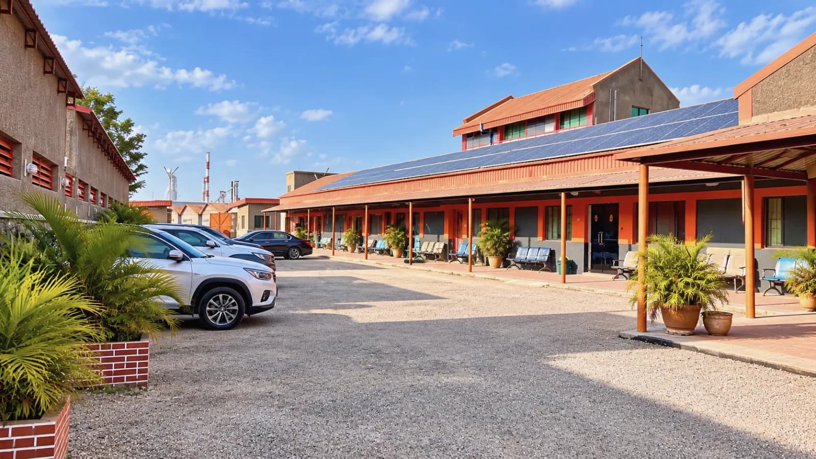 Entrance and grounds, Almadina Hospital (photo 4 of 4)